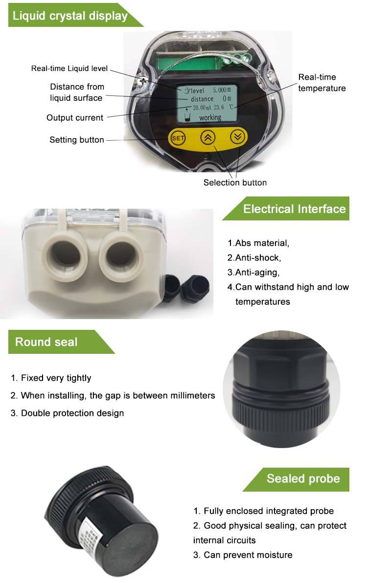 Economical High Accuracy Ultrasonic Level Sensor For Oil Tank