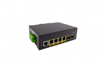 2 Gigabit optical ports and 4 Gigabit electrical ports Managed Switch